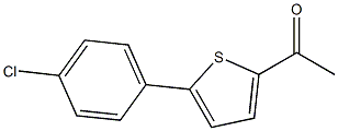 1-[5-(4-chlorophenyl)thien-2-yl]ethanone Struktur