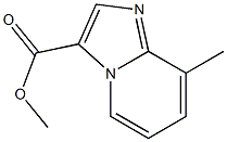 methyl 8-methylimidazo[1,2-a]pyridine-3-carboxylate Struktur