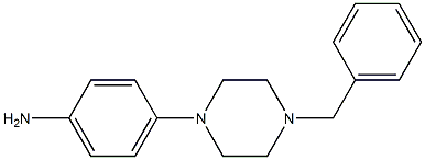 4-(4-benzylpiperazin-1-yl)aniline Struktur