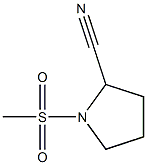 1-(methylsulfonyl)pyrrolidine-2-carbonitrile Struktur