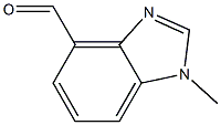 1-Methylbenzimidazole-4-carboxaldehyde Struktur