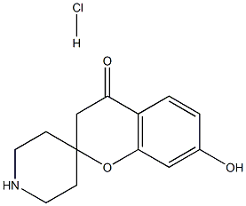 7-Hydroxyspiro[Chroman-2,4''-Piperidin]-4-One Hydrochloride Struktur