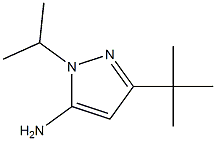 3-Tert-Butyl-1-Isopropyl-1H-Pyrazol-5-Amine Struktur