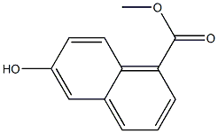 Methyl 6-Hydroxy-1-Naphthoate Struktur