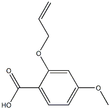 2-(allyloxy)-4-methoxybenzoic acid Struktur