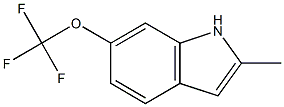 2-methyl-6- (trifluoromethoxy)-1H-indole Struktur