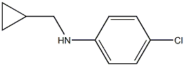 4-Chloro-N-(cyclopropylmethyl)aniline Struktur