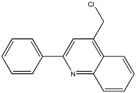 4-(Chloromethyl)-2-phenylquinoline Struktur