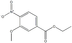 Ethyl 3-methoxy-4-nitrobenzoate Struktur