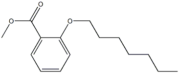 Methyl 2-n-heptyloxybenzoate Struktur