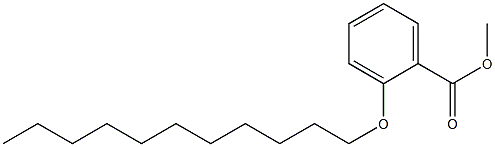 Methyl 2-undecyloxybenzoate Struktur