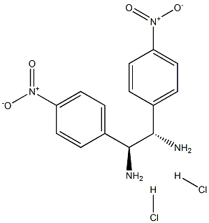 (S,S)-1,2-Bis(4-nitrophenyl)-1,2-ethanediamine dihydrochloride Struktur