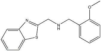 (1,3-benzothiazol-2-ylmethyl)[(2-methoxyphenyl)methyl]amine Struktur