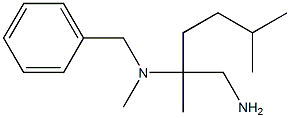 (1-amino-2,5-dimethylhexan-2-yl)(benzyl)methylamine Struktur