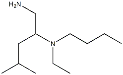 (1-amino-4-methylpentan-2-yl)(butyl)ethylamine Struktur