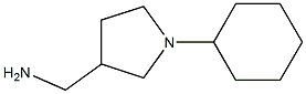 (1-cyclohexylpyrrolidin-3-yl)methylamine Struktur