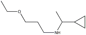 (1-cyclopropylethyl)(3-ethoxypropyl)amine Struktur