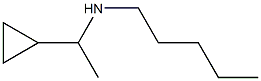 (1-cyclopropylethyl)(pentyl)amine Struktur