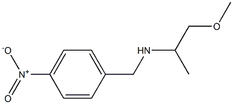 (1-methoxypropan-2-yl)[(4-nitrophenyl)methyl]amine Struktur