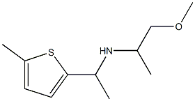 (1-methoxypropan-2-yl)[1-(5-methylthiophen-2-yl)ethyl]amine Struktur