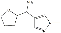 (1-methyl-1H-pyrazol-4-yl)(oxolan-2-yl)methanamine Struktur