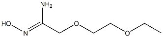 (1Z)-2-(2-ethoxyethoxy)-N'-hydroxyethanimidamide Struktur