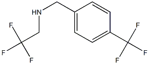 (2,2,2-trifluoroethyl)({[4-(trifluoromethyl)phenyl]methyl})amine Struktur