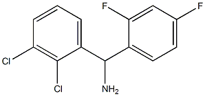 (2,3-dichlorophenyl)(2,4-difluorophenyl)methanamine Struktur