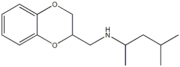 (2,3-dihydro-1,4-benzodioxin-2-ylmethyl)(4-methylpentan-2-yl)amine Struktur