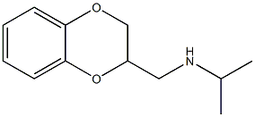 (2,3-dihydro-1,4-benzodioxin-2-ylmethyl)(propan-2-yl)amine Struktur