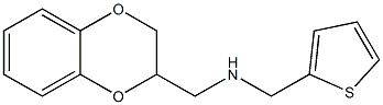 (2,3-dihydro-1,4-benzodioxin-2-ylmethyl)(thiophen-2-ylmethyl)amine Struktur