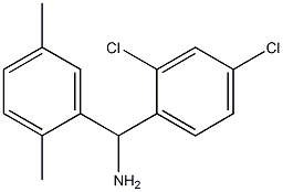 (2,4-dichlorophenyl)(2,5-dimethylphenyl)methanamine Struktur