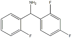 (2,4-difluorophenyl)(2-fluorophenyl)methanamine Struktur