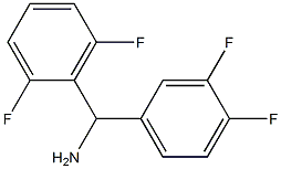 (2,6-difluorophenyl)(3,4-difluorophenyl)methanamine Struktur