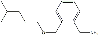 (2-{[(4-methylpentyl)oxy]methyl}phenyl)methanamine Struktur