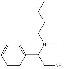 (2-amino-1-phenylethyl)(butyl)methylamine Struktur