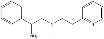 (2-amino-2-phenylethyl)(methyl)[2-(pyridin-2-yl)ethyl]amine Struktur