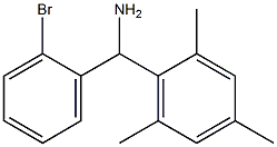 (2-bromophenyl)(2,4,6-trimethylphenyl)methanamine Struktur