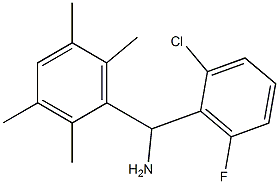 (2-chloro-6-fluorophenyl)(2,3,5,6-tetramethylphenyl)methanamine Struktur