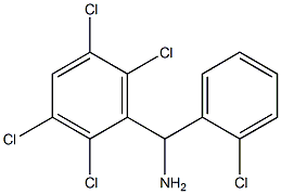 (2-chlorophenyl)(2,3,5,6-tetrachlorophenyl)methanamine Struktur