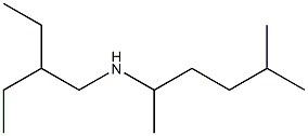 (2-ethylbutyl)(5-methylhexan-2-yl)amine Struktur