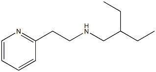 (2-ethylbutyl)[2-(pyridin-2-yl)ethyl]amine Struktur