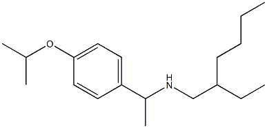 (2-ethylhexyl)({1-[4-(propan-2-yloxy)phenyl]ethyl})amine Struktur