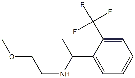 (2-methoxyethyl)({1-[2-(trifluoromethyl)phenyl]ethyl})amine Struktur