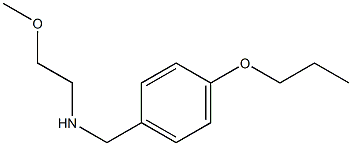 (2-methoxyethyl)[(4-propoxyphenyl)methyl]amine Struktur