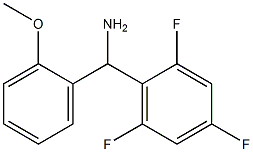 (2-methoxyphenyl)(2,4,6-trifluorophenyl)methanamine Struktur