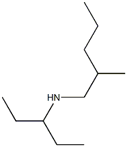 (2-methylpentyl)(pentan-3-yl)amine Struktur