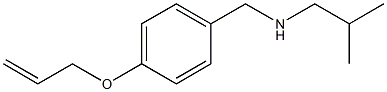 (2-methylpropyl)({[4-(prop-2-en-1-yloxy)phenyl]methyl})amine Struktur