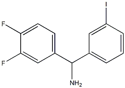 (3,4-difluorophenyl)(3-iodophenyl)methanamine Struktur