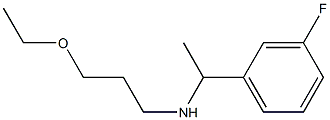 (3-ethoxypropyl)[1-(3-fluorophenyl)ethyl]amine Struktur